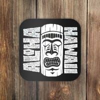 Aloha Hawaii Tiki Statue Coaster