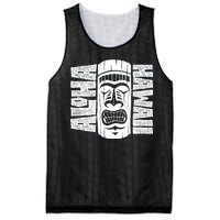 Aloha Hawaii Tiki Statue Mesh Reversible Basketball Jersey Tank