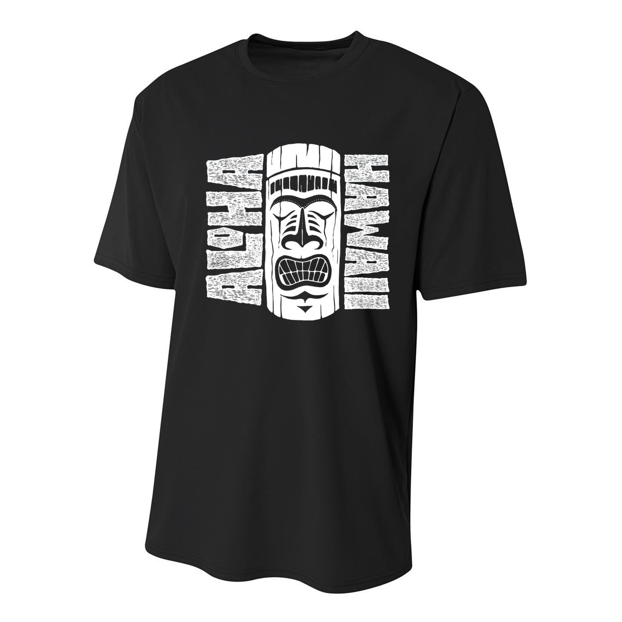 Aloha Hawaii Tiki Statue Youth Performance Sprint T-Shirt