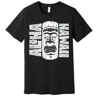 Aloha Hawaii Tiki Statue Premium T-Shirt