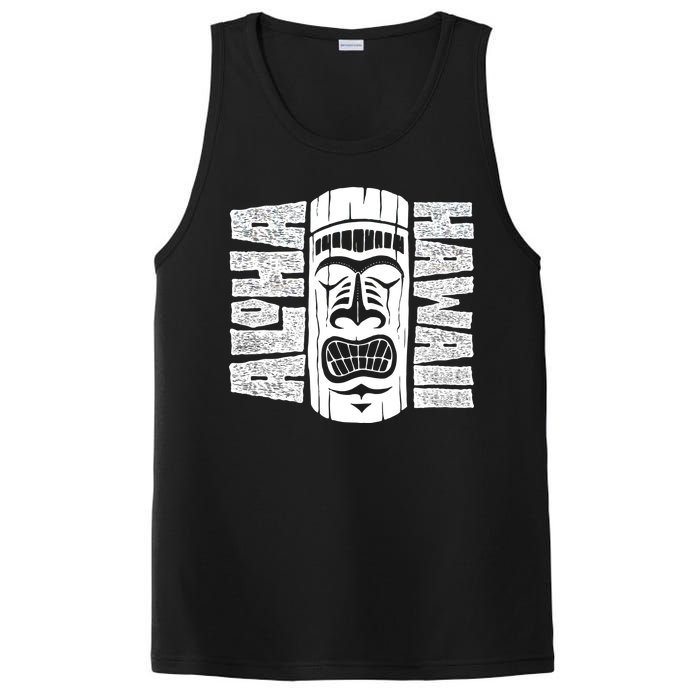 Aloha Hawaii Tiki Statue PosiCharge Competitor Tank