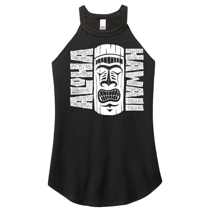 Aloha Hawaii Tiki Statue Women’s Perfect Tri Rocker Tank