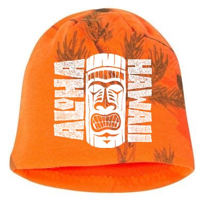 Aloha Hawaii Tiki Statue Kati - Camo Knit Beanie