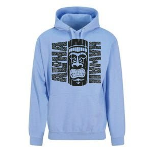 Aloha Hawaii Tiki Statue Unisex Surf Hoodie