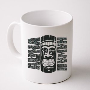 Aloha Hawaii Tiki Statue Coffee Mug