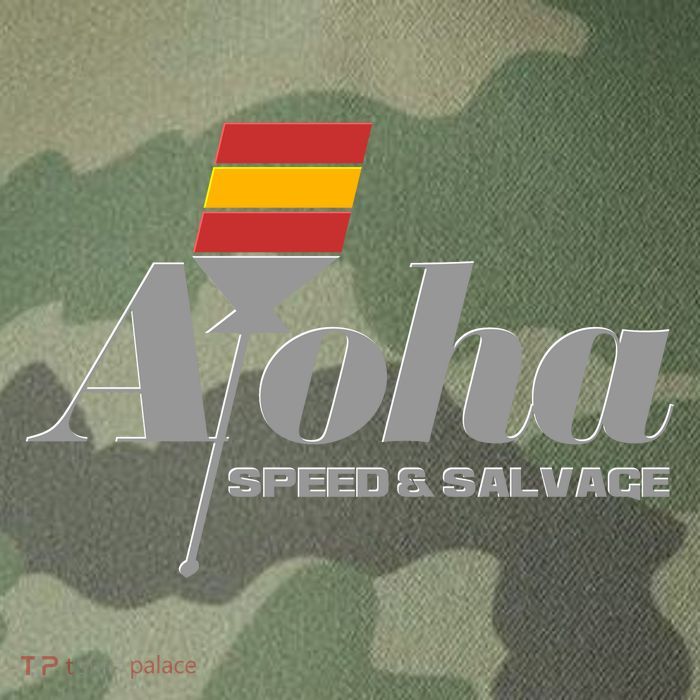 Aloha Speed And Salvage Logo Legacy Tie Dye Trucker Hat