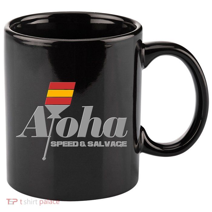 Aloha Speed And Salvage Logo 11oz C Handle Ceramic Mug