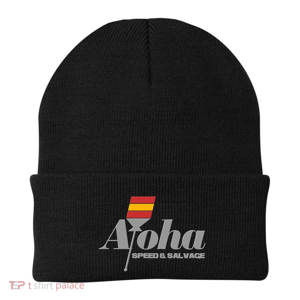 Aloha Speed And Salvage Logo Knit Cap Winter Beanie