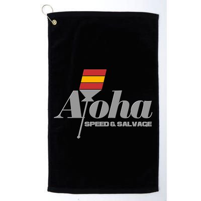 Aloha Speed And Salvage Logo Golf Towel