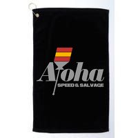 Aloha Speed And Salvage Logo Golf Towel