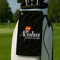 Aloha Speed And Salvage Logo Golf Towel