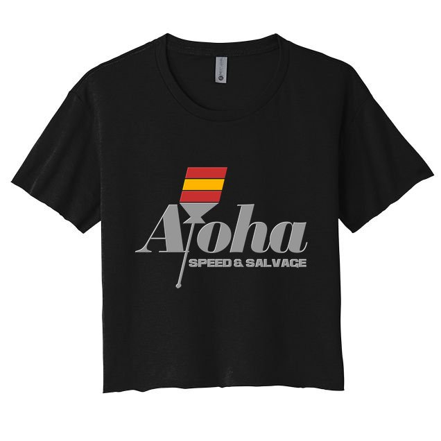 Aloha Speed And Salvage Logo Crop Top