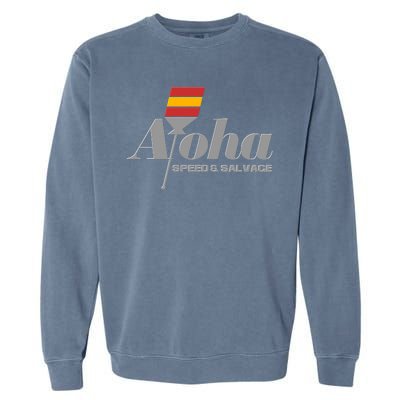 Aloha Speed And Salvage Logo Garment-Dyed Sweatshirt