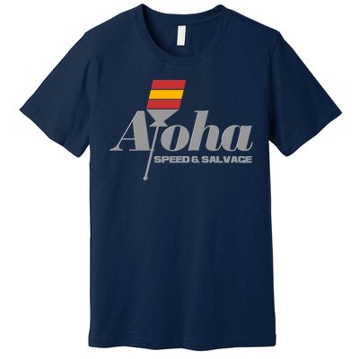 Aloha Speed And Salvage Logo Premium T-Shirt