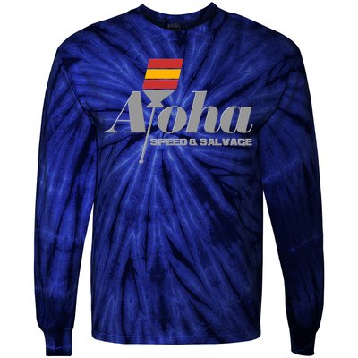 Aloha Speed And Salvage Logo Tie-Dye Long Sleeve Shirt