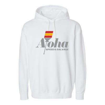 Aloha Speed And Salvage Logo Garment-Dyed Fleece Hoodie