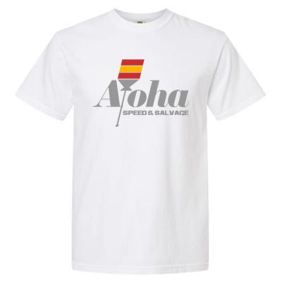 Aloha Speed And Salvage Logo Garment-Dyed Heavyweight T-Shirt