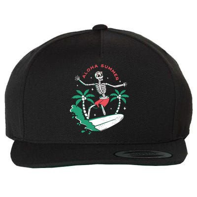Aloha Summer Wool Snapback Cap