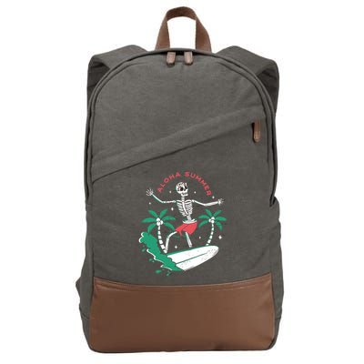 Aloha Summer Cotton Canvas Backpack