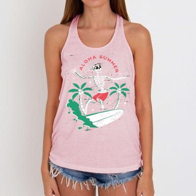 Aloha Summer Women's Knotted Racerback Tank