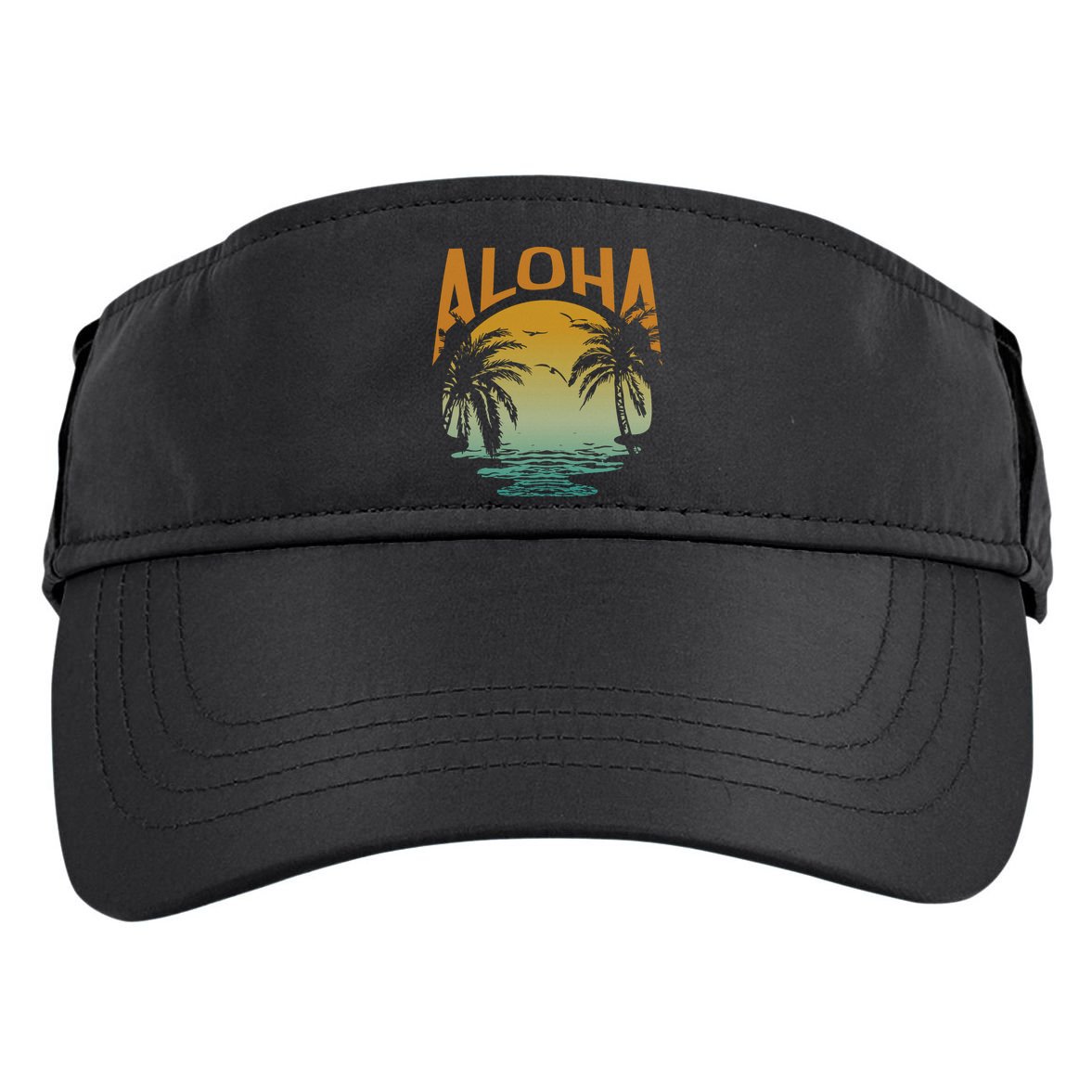 Aloha Summer Beach Adult Drive Performance Visor