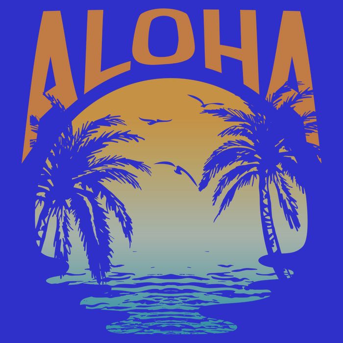 Aloha Summer Beach Tall T-Shirt