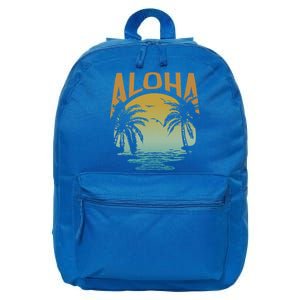 Aloha Summer Beach 16 in Basic Backpack