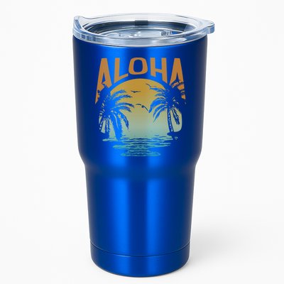 Aloha Summer Beach Tumbler
