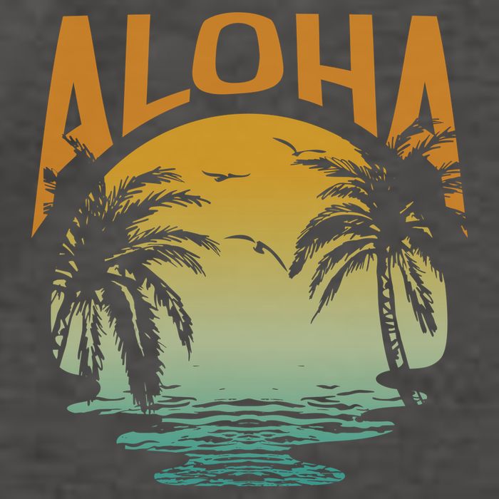 Aloha Summer Beach Vector Backpack