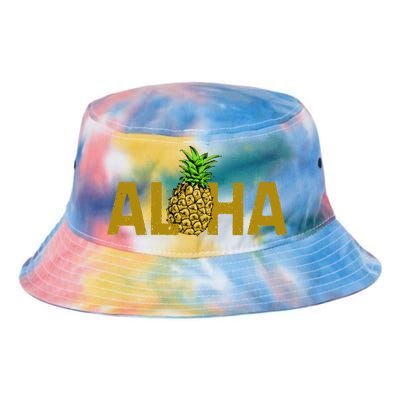 Aloha Summer Pineapple Tie Dye Newport Bucket Hat