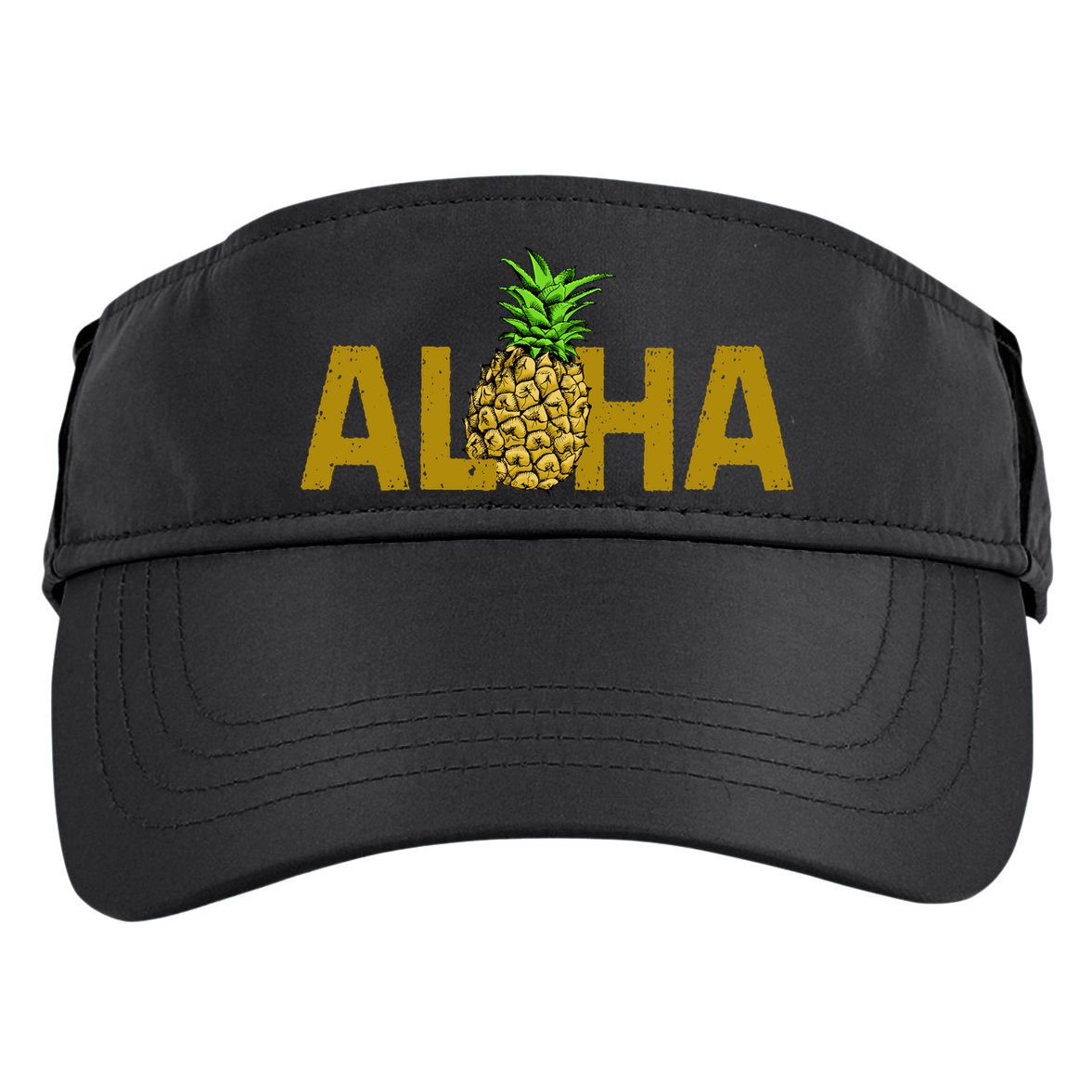 Aloha Summer Pineapple Adult Drive Performance Visor