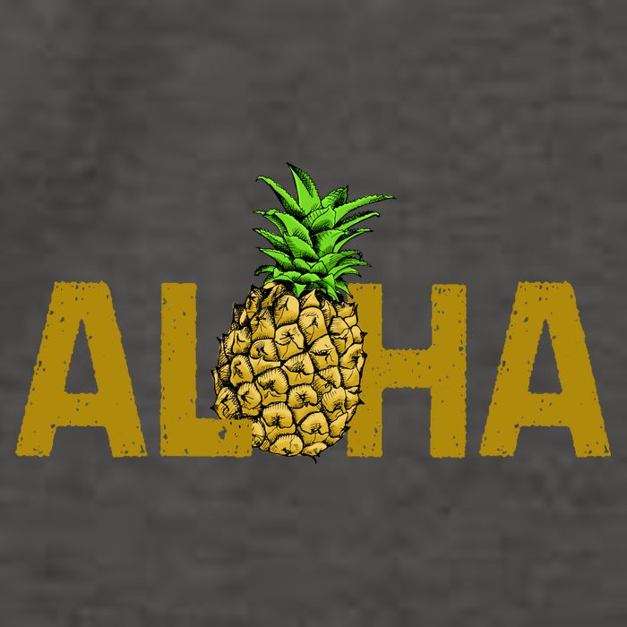 Aloha Summer Pineapple Vector Backpack
