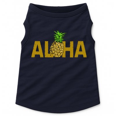 Aloha Summer Pineapple Doggie Tank