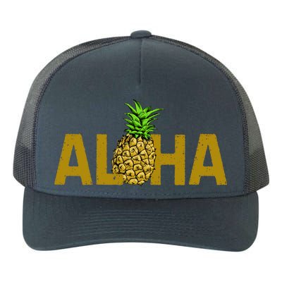 Aloha Summer Pineapple Yupoong Adult 5-Panel Trucker Hat