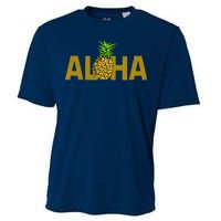 Aloha Summer Pineapple Cooling Performance Crew T-Shirt