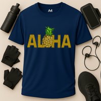 Aloha Summer Pineapple Cooling Performance Crew T-Shirt