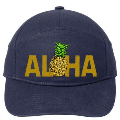 Aloha Summer Pineapple 7-Panel Snapback Hat