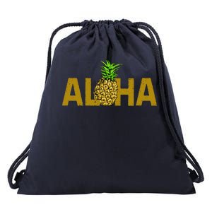 Aloha Summer Pineapple Drawstring Bag