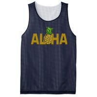 Aloha Summer Pineapple Mesh Reversible Basketball Jersey Tank