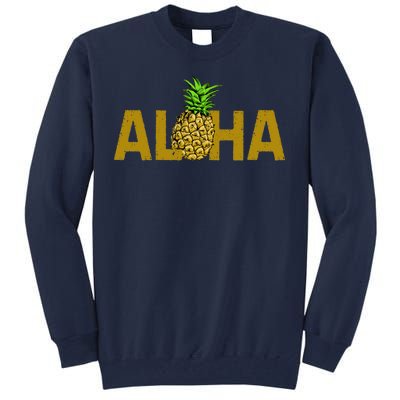 Aloha Summer Pineapple Tall Sweatshirt