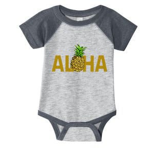 Aloha Summer Pineapple Infant Baby Jersey Bodysuit