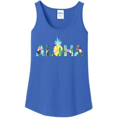 Aloha Tropical Style Ladies Essential Tank