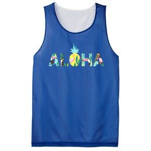 Aloha Tropical Style Mesh Reversible Basketball Jersey Tank