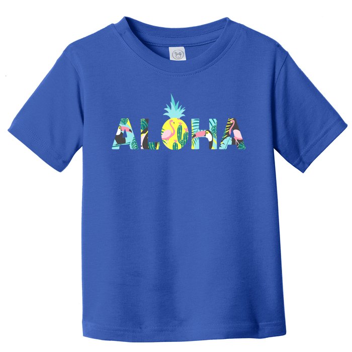 Aloha Tropical Style Toddler T-Shirt