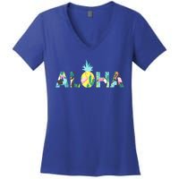 Aloha Tropical Style Women's V-Neck T-Shirt