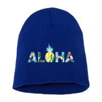 Aloha Tropical Style Short Acrylic Beanie