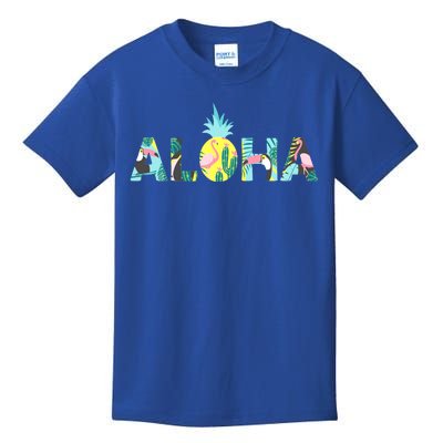 Aloha Tropical Style Kids T-Shirt