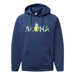 Aloha Tropical Style Performance Fleece Hoodie