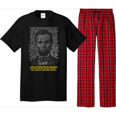 Abraham Lincoln Portrait Gettysburg Address Pajama Set