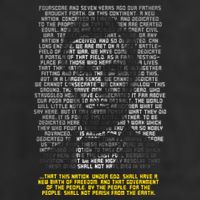 Abraham Lincoln Portrait Gettysburg Address Hat